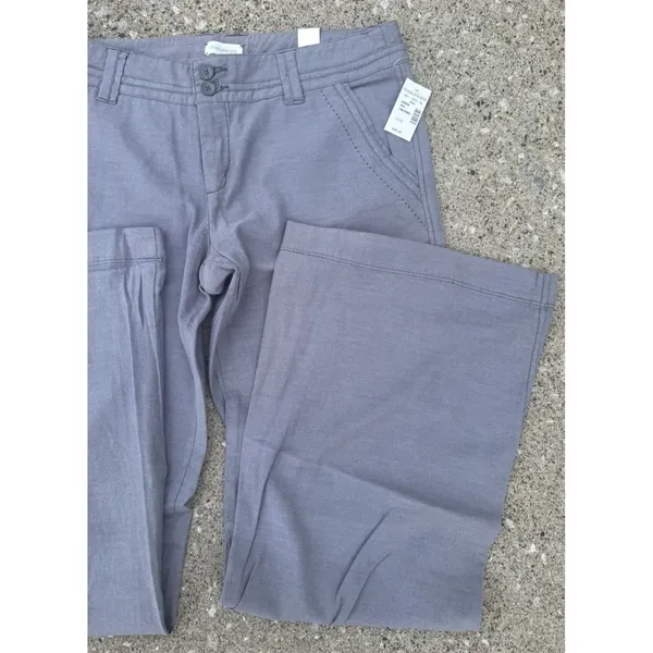 Y2K‎ Maurices Women's Grey Dress Pant Trousers Flare Leg Polished SZ 11/ 12 NWT - Image 3