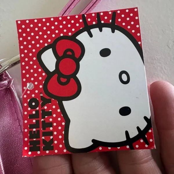 Hello Kitty 2012 Metallic Pink Rhinestone Clutch NEW - Image 5