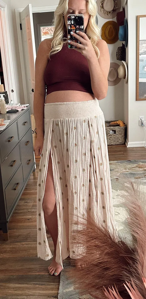 Free People Printed Skirt - Image 5