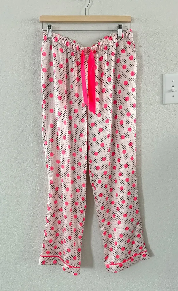 Victoria's Secret Satin Polka Dot Pajama Lounge Set - Image 7