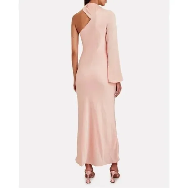 Significant Other Rhiannon One-Shoulder Sleeve High Neck Pink Maxi Gown 8‎ NWT - Image 4