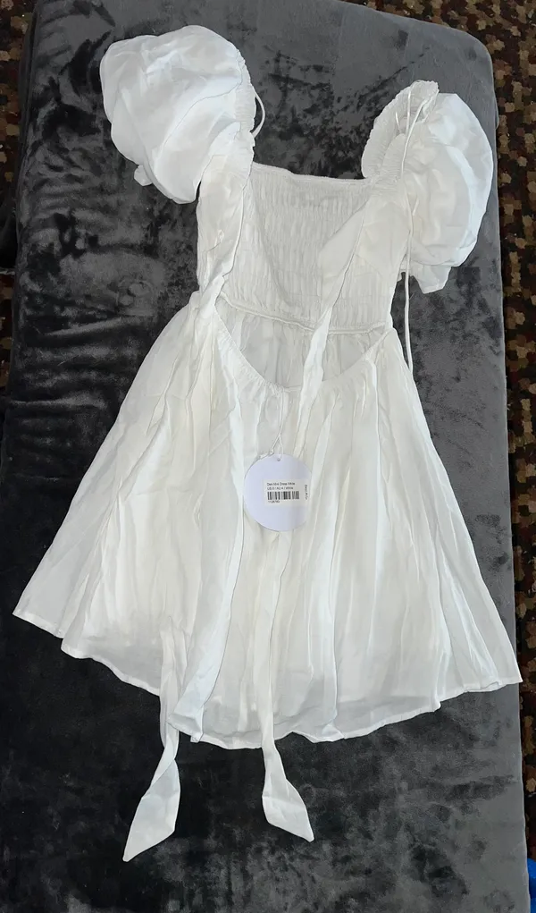 Princess Polly Dani Mini Dress in White - Image 7