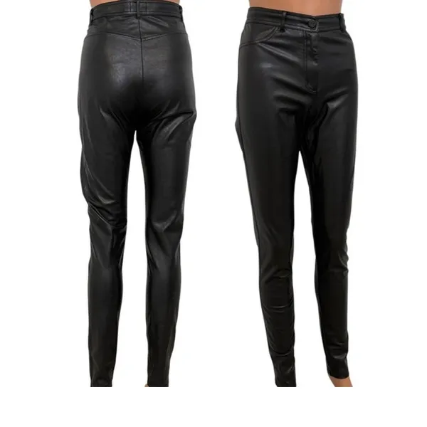 Wilfred Free 8 faux leather high waist skinny pants P2 2374 - Image 2