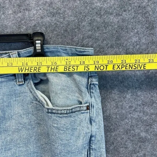 OLD NAVY Jeans Women's Size 18 Blue Denim Distressed OG High‎ Rise Straight Leg - Image 9