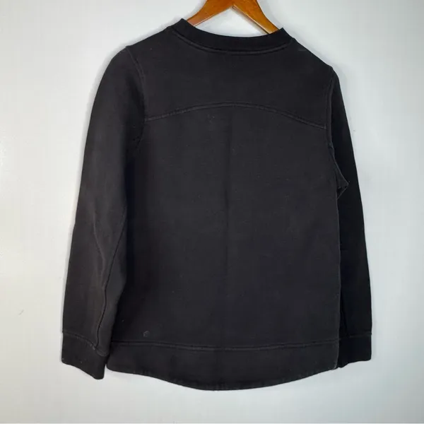 Lululemon Fleece Be True Crew‎ Black - Image 5