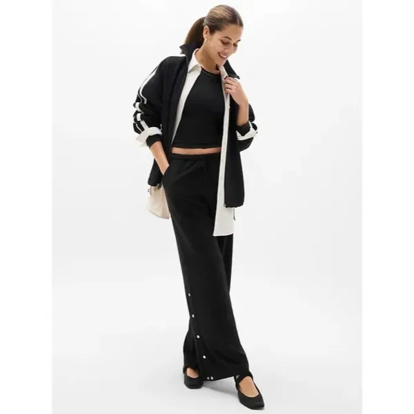 New Athleta 2X MVP Snap Pant Black Plus 2X - Image 2