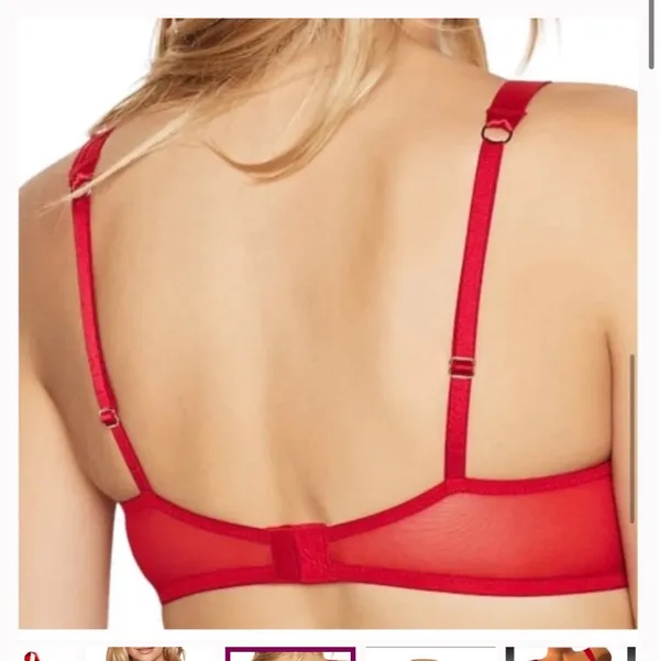 Victoria's Secret Bow Bra Red - Image 3