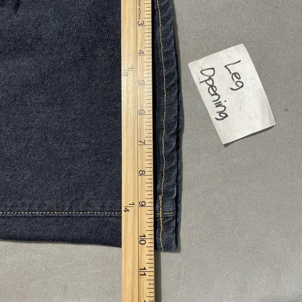 GAP Low Rise Flare Jeans Size 12 Dark Wash Denim Blue Jeans Y2K 2000s Classic - Image 11