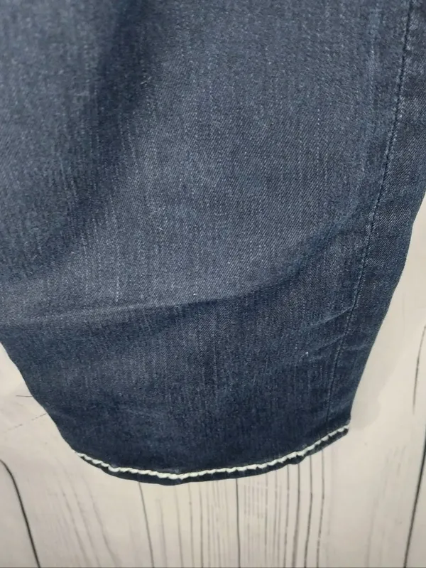 Rock Revival Vivian Fleur-De-Lis Dark Blue Embellished Y2K Skinny Bling Jeans - Image 11