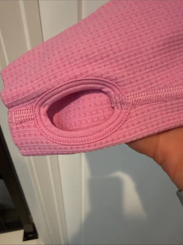 Gymshark Pink Long Sleeve Crop Top - Image 4