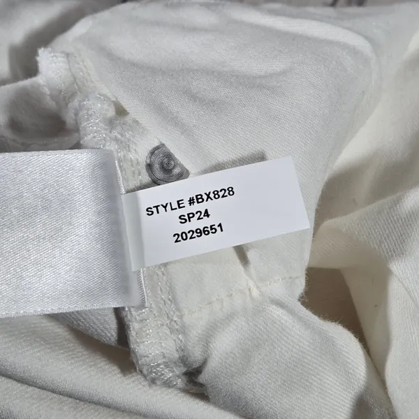 J.Crew Curvy Slim Wide Leg Jeans‎ White Denim High Rise BX828 Size 34 NEW - Image 6