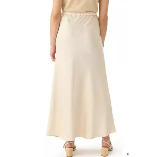 Parker‎ The Sasha Drawstring Satin Skirt Size Medium - Image 4