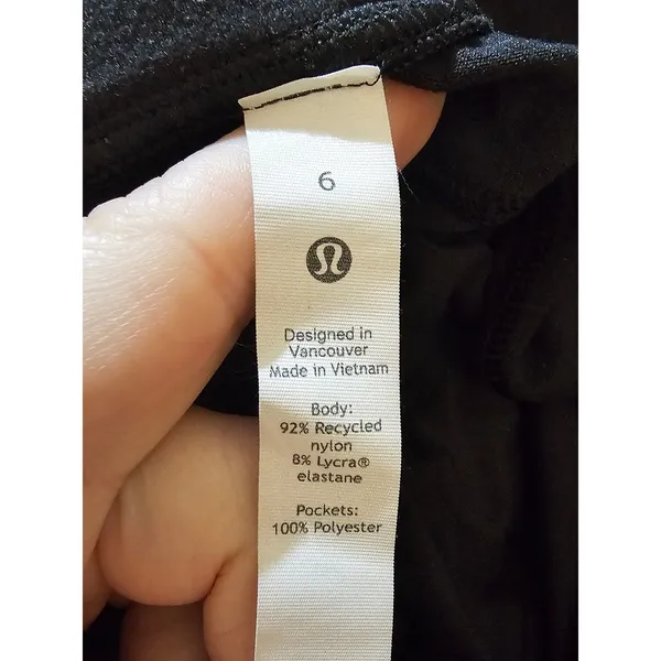 Lululemon Womens Black Ready To‎ Rulu High Rise Jogger Pants 6 - Image 3