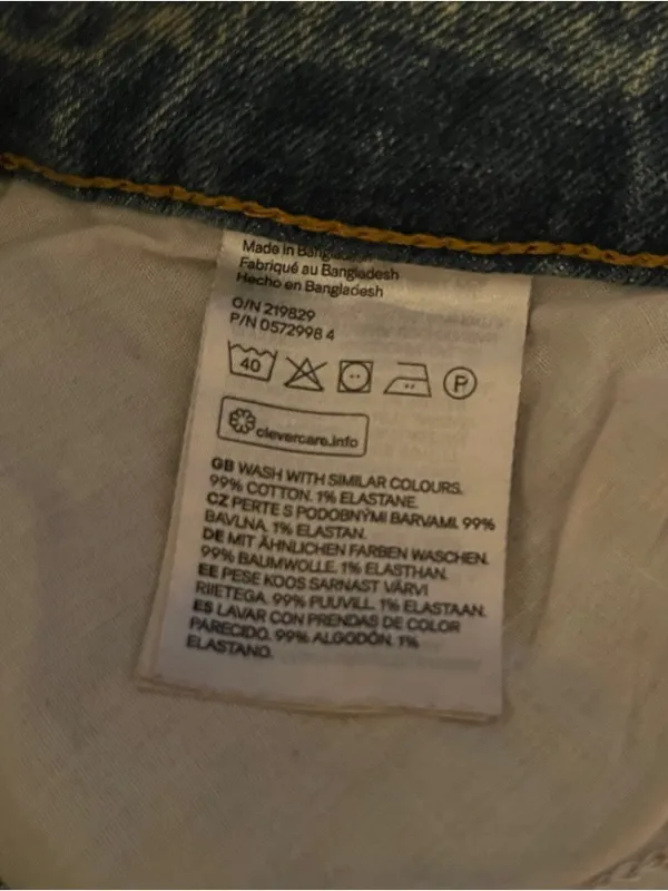 H&M Divided High-Rise Mom Jeans - Acid Wash - Size 10 (Fits Like 5’4” - Image 8