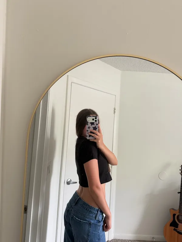 Urban Outfitters Black Crop Top - Image 2