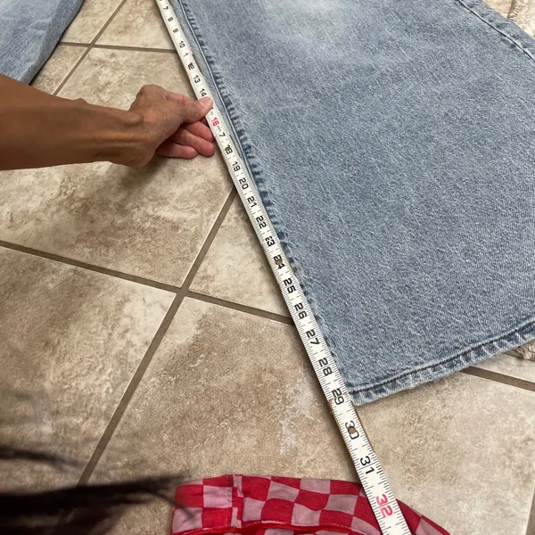 Habitual Womens Wide Leg High Rise Light Wash Denim Jeans Size 8/29 NEW boho - Image 7