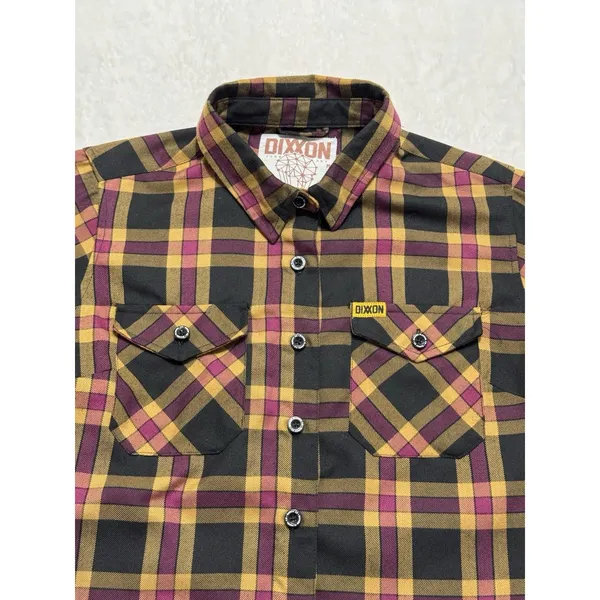 Dixxon Flannel Women's 22 Jumps Shirt Plaid Button Down Size Medium - Image 3