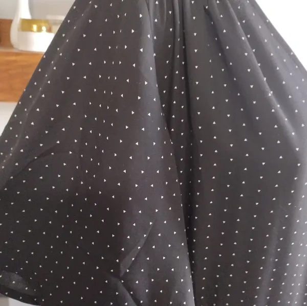 Lulu’s Farah Black Polka Dot Flutter Sleeve Midi Wrap Dress - Image 5