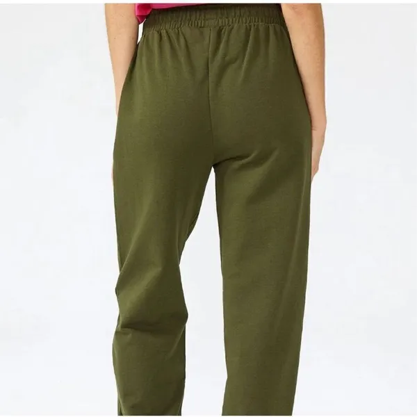 NWT Terez New Yorker Hunter Green Wear what makes you happy Sweatpants Size M - Image 4