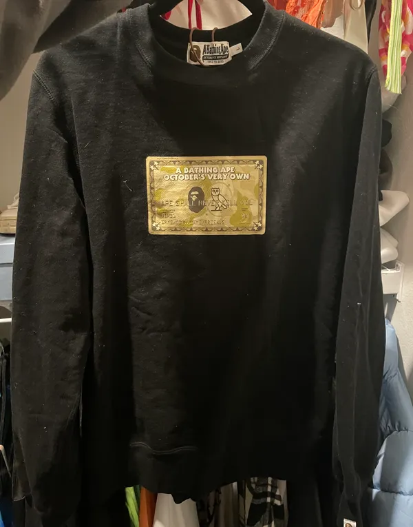 A Bathing Ape X OVO Crewneck - Image 4
