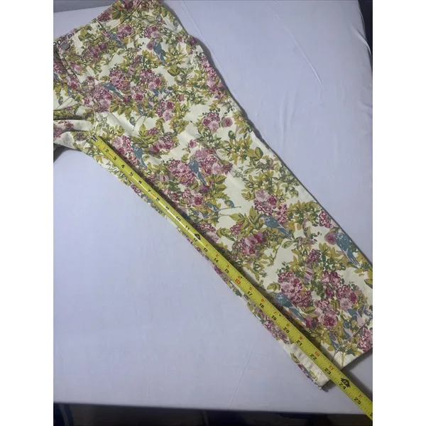 Code Bleu Aimee Crop Women's Jeans Capri Floral Denim Size 14/31 Cottage - Image 5