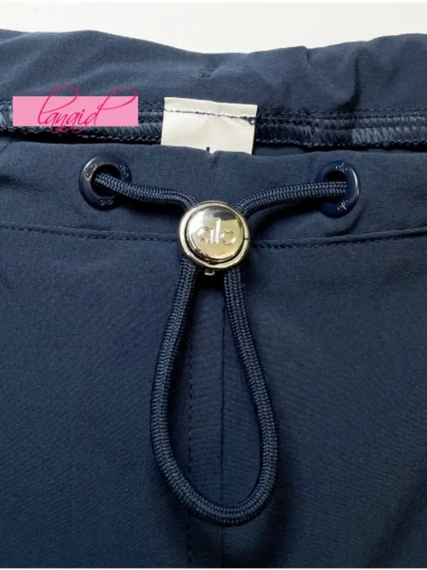 Alo Megastar Cargo Pants High OR Low Rise Navy Wide Leg Outdoor Hiking Utility M - Image 10