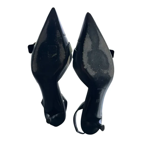 Givenchy Voyou Leather Slingback Pump Size 40 USA 10 - Image 5