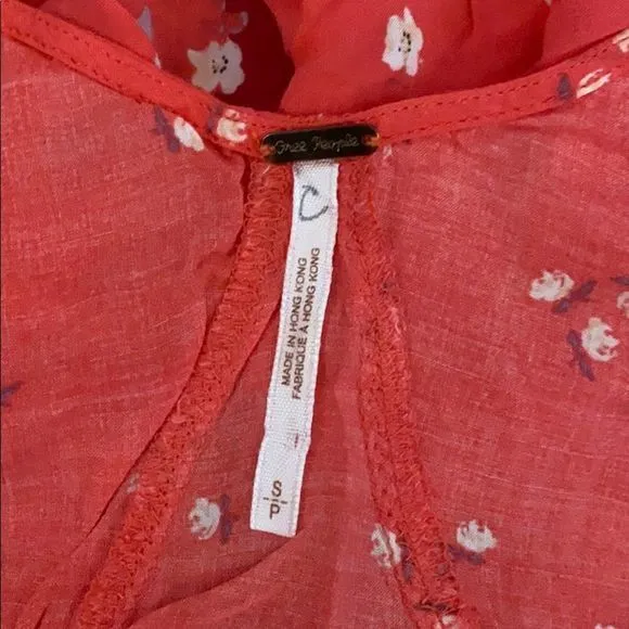 Free people women’s small floral tank top‎ - Image 4