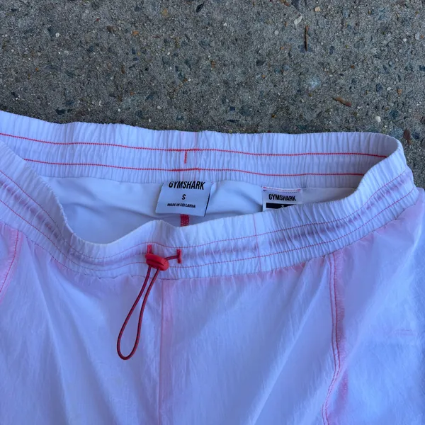 Gymshark Shorts Womens Small White Pulse 2 In 1 Performance Athletic Gym Lined - Image 3