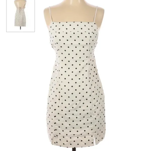 Polka Dotted Dress Multi Size 4 - Image 4