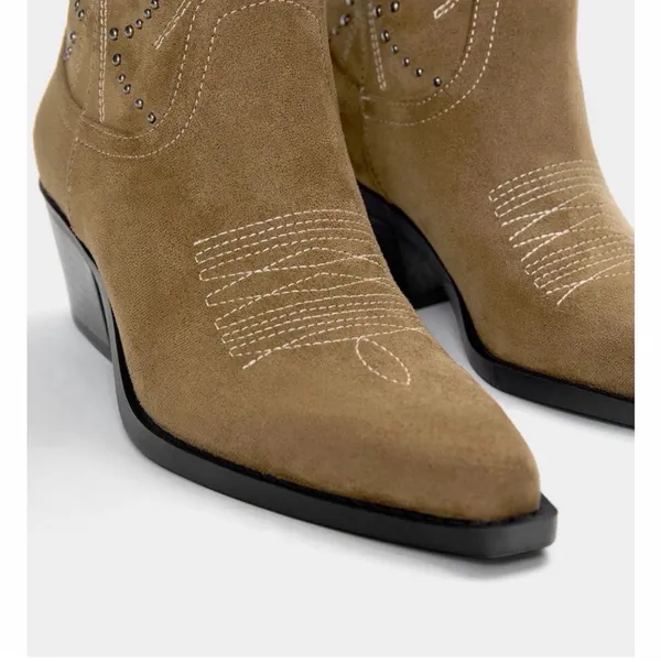 Pull & Bear Cowboy Boots - Image 4