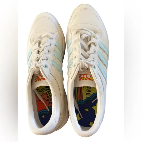Adidas Originals Bryony Sneaker Casual Athletic Shoes White Halo Sz 10 Lace Up - Image 4
