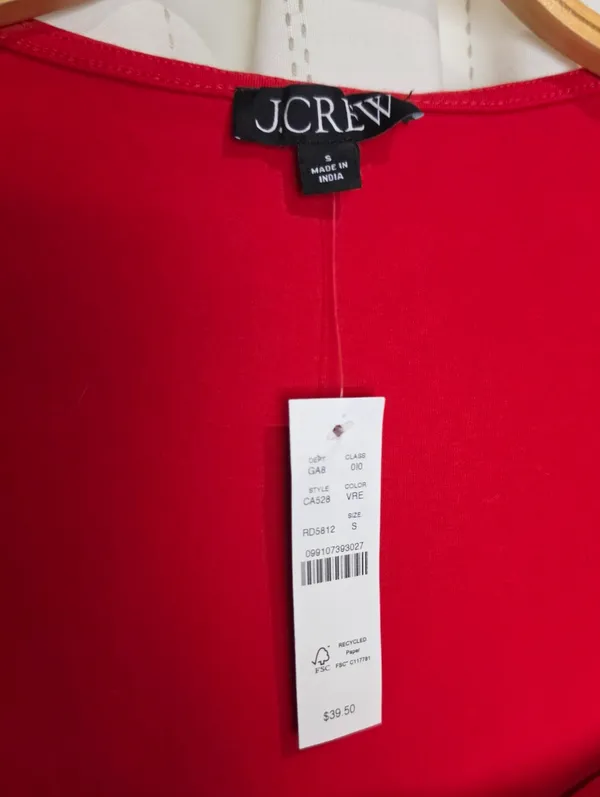 J Crew Cap Sleeve Top - Image 3