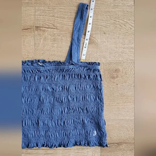 American Eagle ruched tank top! size: L - Image 6