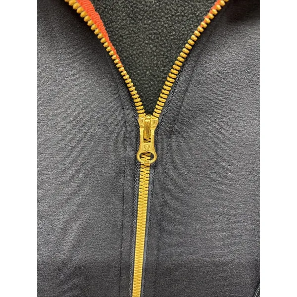 Womens Size 6 Lululemon Navy Blue Zip Up Sweatshirt - Image 2