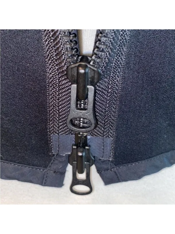 Madewell Oversized The Everywhere Black Jacket Full Zip Size XS Bomber Jacket - Image 12