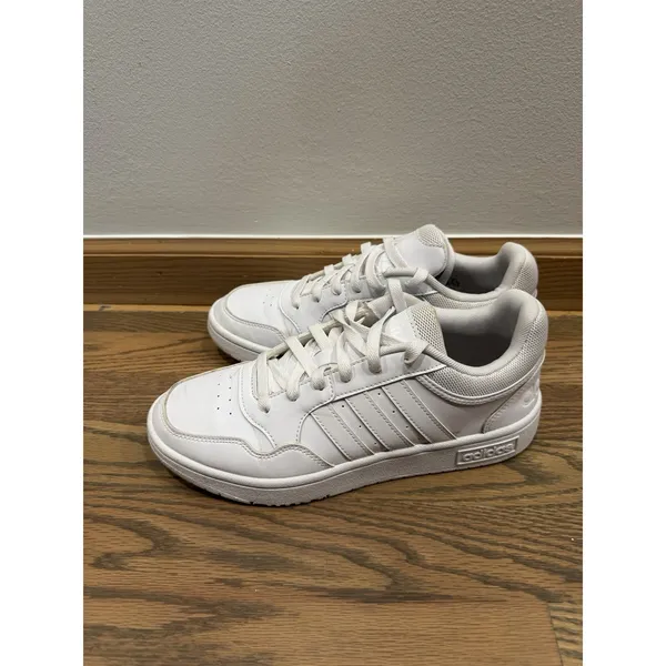 Adidas Womens Hoops 3.0 GW3036 White Casual Shoes Sneakers‎ Size 8 - Image 4