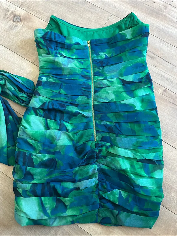 Runaway The Label Night Lover Dress in Calista Green Floral Print Sz M - Image 6