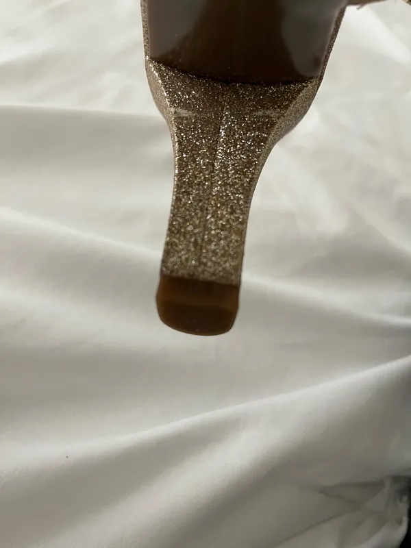 Naturalizer Diana Gold Glitter Heels - Image 4
