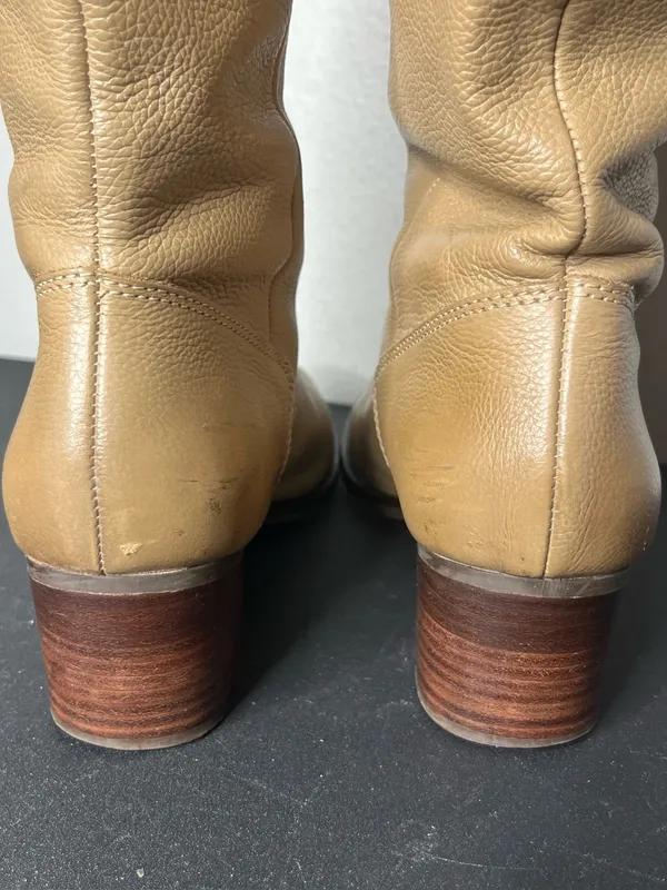 Matisse Tan Leather Tundra Knee High Riding Boots Size 8 Equestrian Classic - Image 5