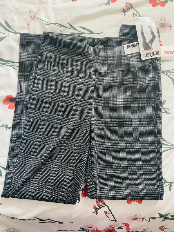 Grey Plaid Pants - Image 3