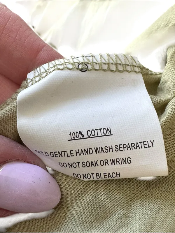 Hello Molly - NWT Golden Vibes Olive One Shoulder Midi Summer Dress SZ S - Image 10