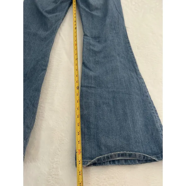 Joes Jeans Stardust Bootcut Jeans Light Wash Distressed Denim Blue Size 31 - Image 6