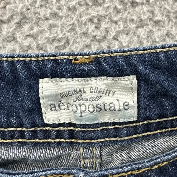 Y2K Aeropostale Low Rise Hailey Flare Jeans Boho Festival Retro Women 11/12 x 29 - Image 3