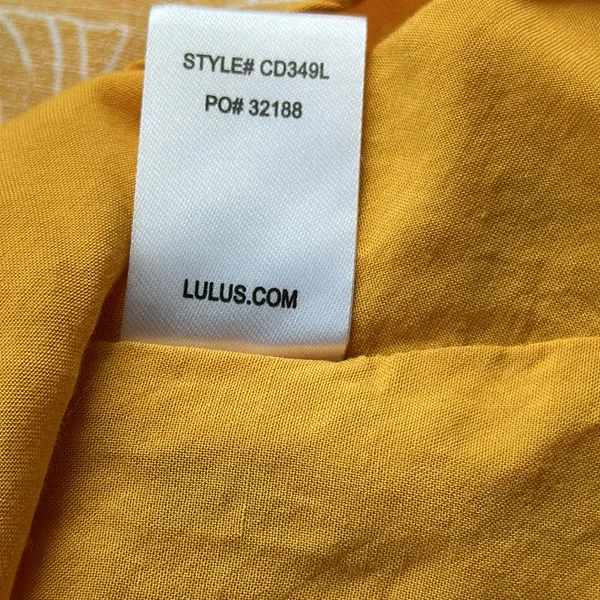 Lulus Open Back Golden Yellow Long Maxi Dress with Flutter Sleeves size S - Image 14
