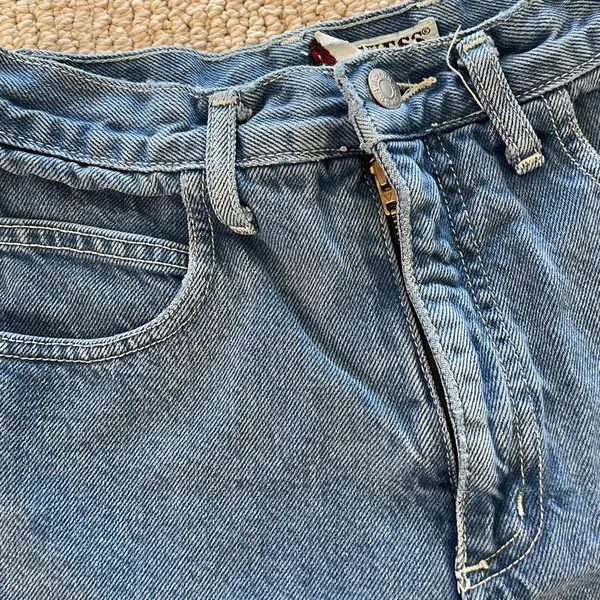 Vintage GUESS Blue Shorts - Image 3