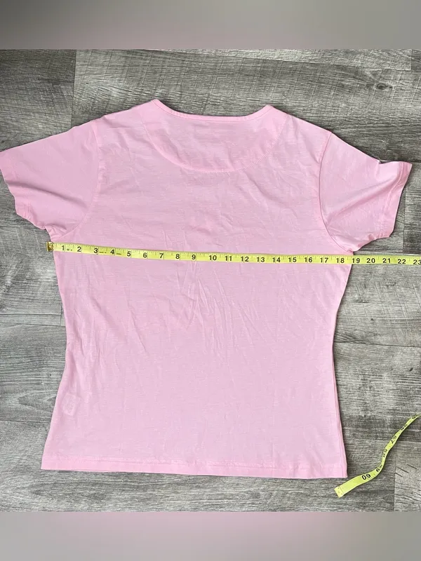 JIM THOMPSON Elephant Crystal Pink Pima Cotton T-Shirt - Image 2