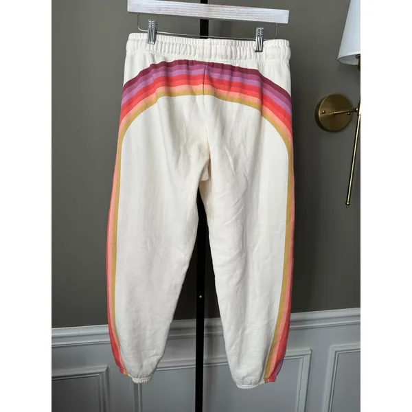 Marine Layer Women's Cloud 9 Sweatpants Cream Size Small - Image 4