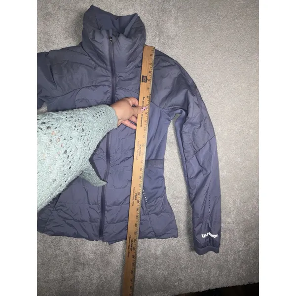 Lululemon Down For it All Jacket Sizes Light Blue/purple 4 - Image 13