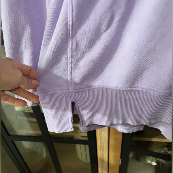 Aerie crewneck the chill sweatshirt off the rails graphic ribbed smiley face - Image 8